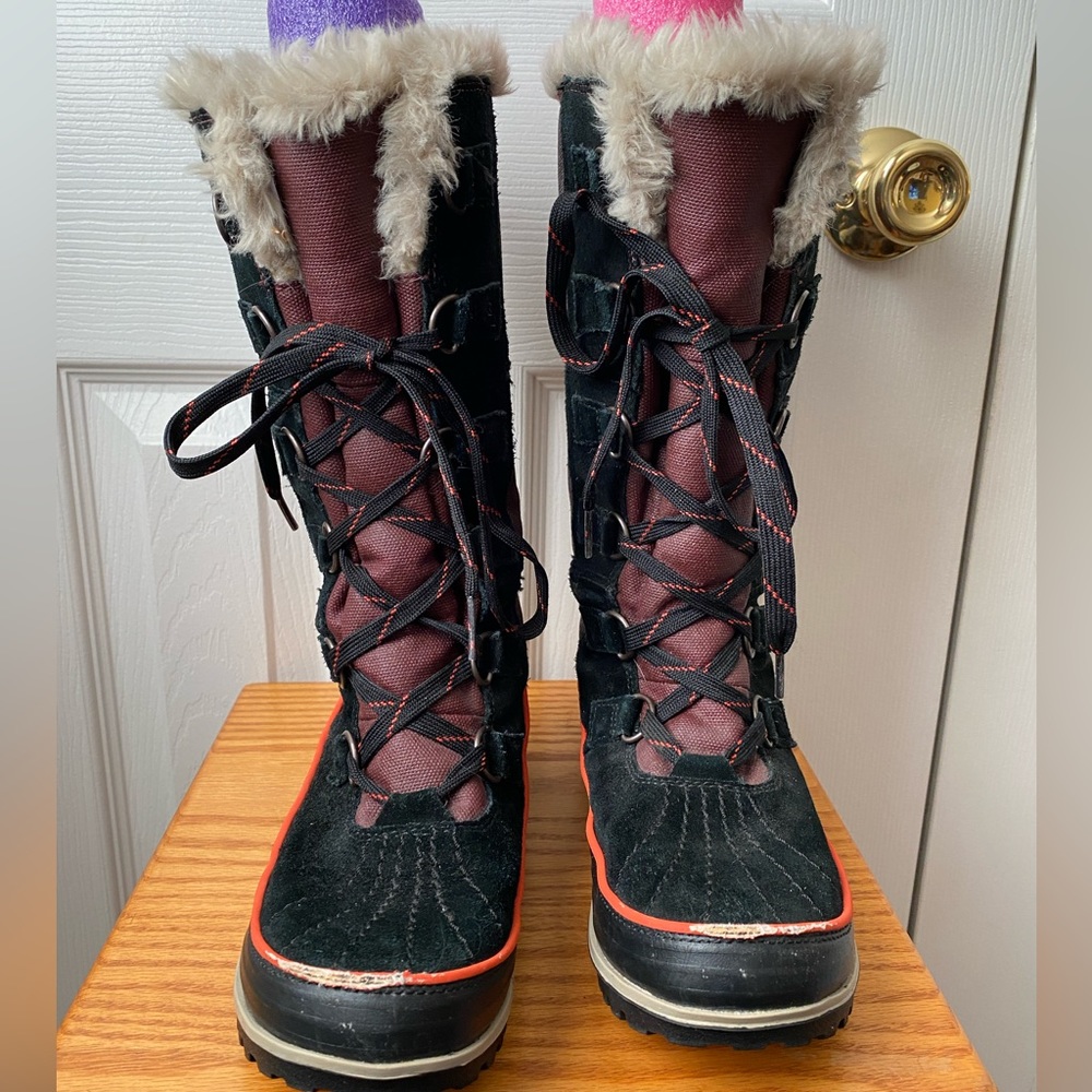 Sorel Tivoli High II Madder Brown Lace Up Waterproof Winter Boots SZ 7 - Picture 2 of 11
